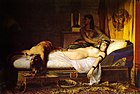 La morte di Cleopatra in un dipinto del 1874 di Jean-André Rixens