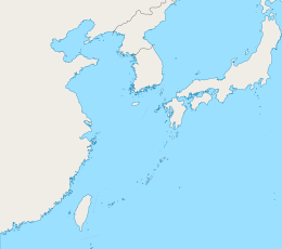 雞母塢塭在中国东海的位置