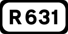 R631 road shield}}