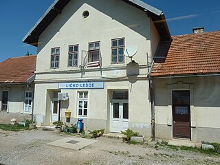 Ličko Lešće station 2011