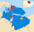 2011 results map