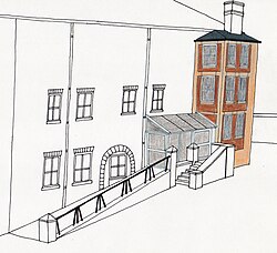 An artist's impression of the extensions at Chesterfield Masonic Hall.