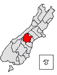 Mackenzie District within the South Island