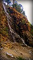 Another view of the waterfall on way from Birir Pass to وادی بمبوریت in وادی کالاش, Khyber Pakhtunkhwa