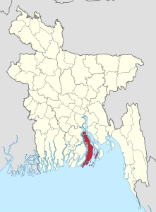 Distretto di Bhola – Localizzazione
