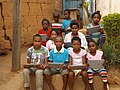 Enfants participants au concours à Madagascar