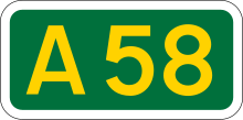 UK road A58.svg