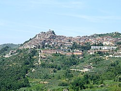 View of Olevano Romano