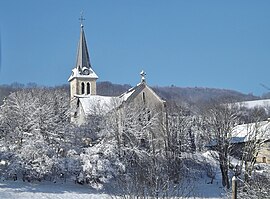 The church in Les Déserts