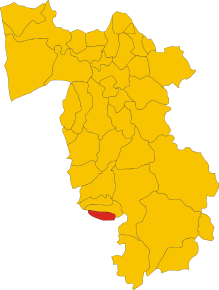 Localizarea Casale Marittimo în Provincia Pisa