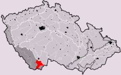 Novohradské podhůří na mapě Česka