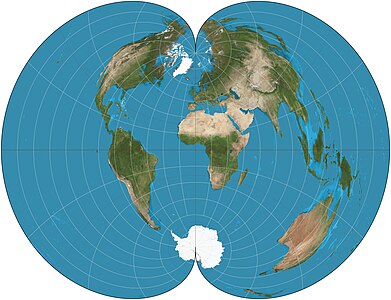 American Polyconic projection, by Strebe