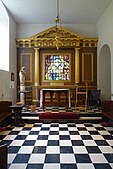 Stained glass, St Andrew Hoborn, London.