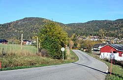 View of the Høisetbakkane area