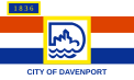 Flag of Davenport, Iowa