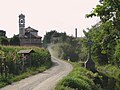 I campi nei pressi della chiesa parrocchiale