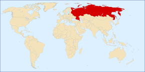 Woneem liggt Russland