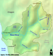 The Pistol River watershed