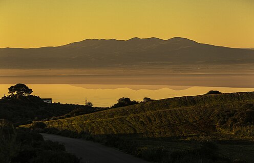 Salt Lake in Oran, Algeria