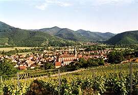 Wihr-au-Val seen from the vineyards