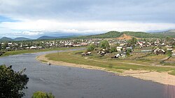 The town of Mogocha, the administrative center of Mogochinsky District