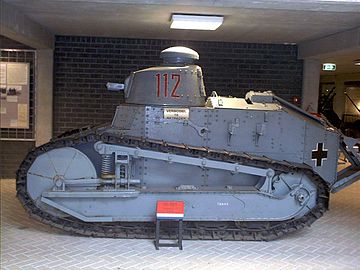 Tanc Renault FT-17 german.