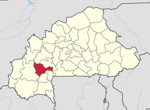 Location in Burkina Faso