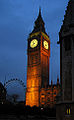 Big Ben at dusk