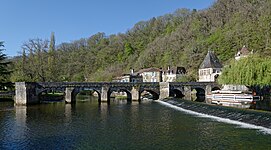 Le pont coudé (vue amont).