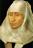 Hans Memling, Portrait of an Old Woman * (c. 1468–70), 25.6 x 17.7 cm.