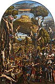 Распятие и апофеоз десяти тысяч мучеников горы Арарат. 1516. Холст, масло. Галерея Академии, Венеция
