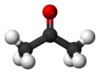 Модель молекули ацетону
