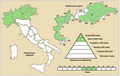 Anemone baldensis Italy range map