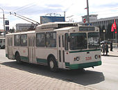 AKSM-101 trolley bus in Tomsk