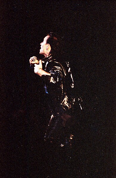 File:U2 performing in Foxborough on Zoo TV Tour 8-20-1992 (9).jpg