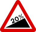 Steep ascent