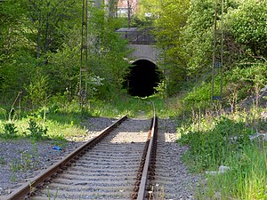 Tunnel 2: Södra tunnelöppningen 2014