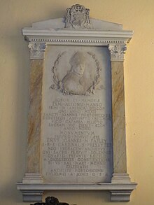 Memorial plaque at Cathedral of San Juan, Puerto Rico