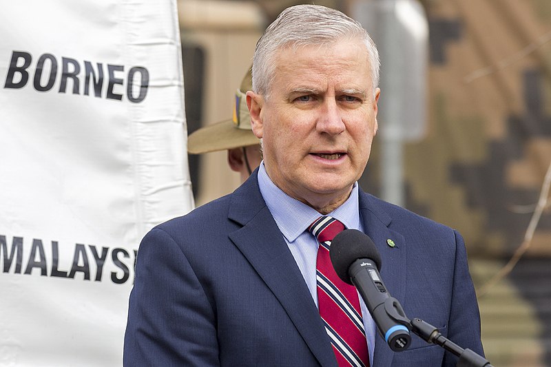 File:Deputy Prime Minister and Member for Riverina, The Honorable Michael McCormack speech at the 2018 Reserve Forces Day commemorative service.jpg