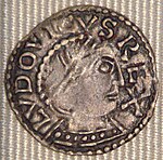 Denier du règne de Louis IV d’Outremer frappé à Chinon [LUDOVICVS REX] (milieu du Xe siècle).