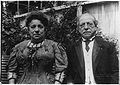 Image 29Samuel Gompers, President of the American Federation of Labor, and his wife, circa 1908.