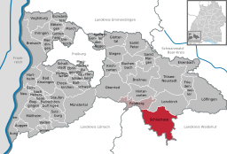 Läget för Schluchsee i Landkreis Breisgau-Hochschwarzwald