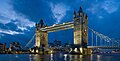 Image 2 Tower Bridge Photo credit: Diliff The Tower Bridge, a bascule bridge that crosses the River Thames in London, England, at twilight. It is close to the Tower of London, which gives it its name. It has become an iconic symbol of London and is sometimes mistakenly called London Bridge, which is the next bridge upstream. The bridge replaced the Tower Subway for carrying pedestrian traffic across the river. More featured pictures