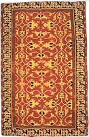 Western Anatolia knotted wool ‘Lotto carpet’, 16th century, Saint Louis Art Museum