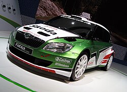 Představení druhé evoluce vozu Škoda Fabia S2000 v roce 2010