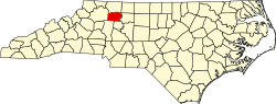 Koartn vo Yadkin County innahoib vo North Carolina