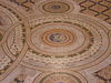 Minton Floor, show Liverpool's coat of arms, surrounded by the symbols of England, Scotland and Ireland, the rose, thistle (only one visible in photo) and shamrock.