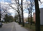 Clauertstraße: im Ortsteil die Gebäude rechts der Straße