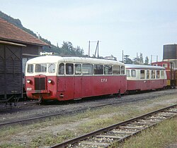 Autorail no 207 du chemin de fer du Vivarais.