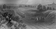 The Harrow on Hill railway cutting, 1838[13]